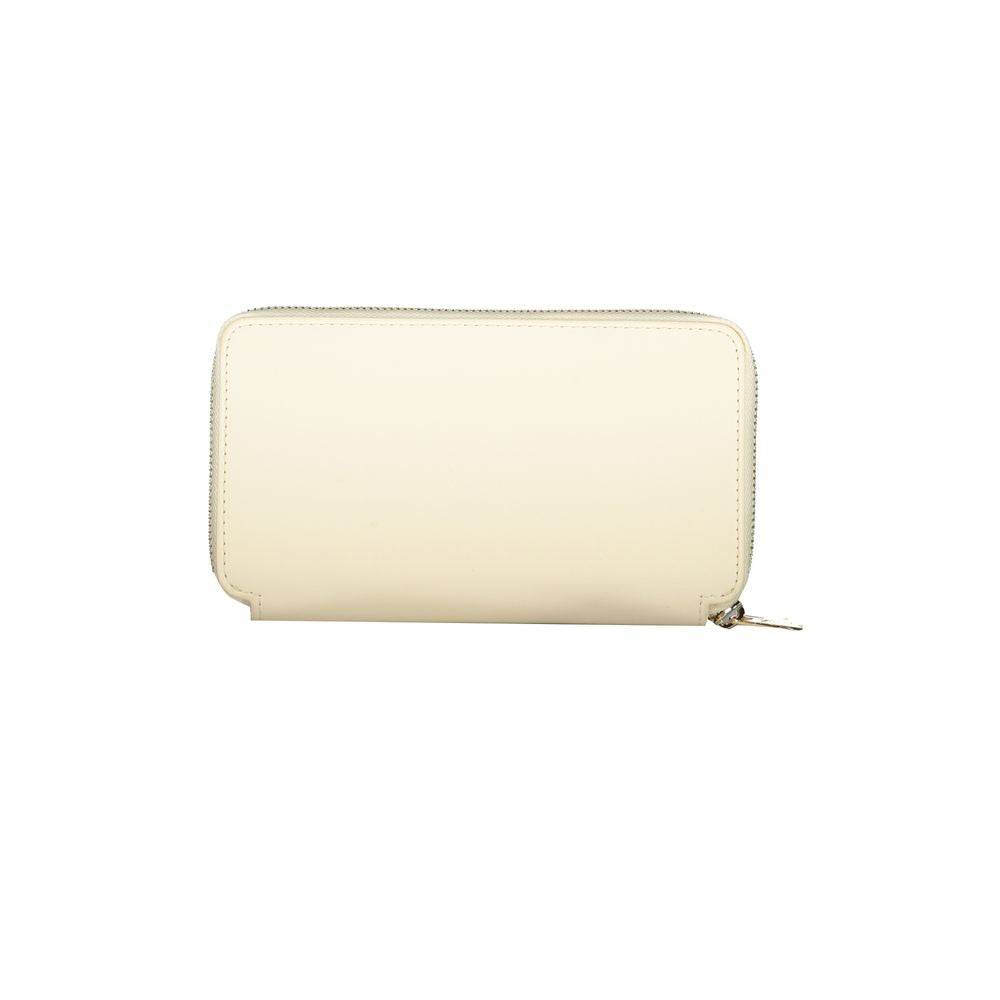 Portefeuille en polyéthylène beige