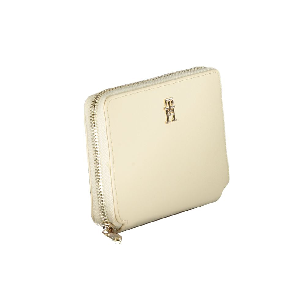 Portefeuille en polyéthylène beige