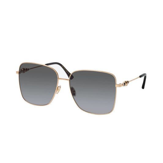 Gafas de sol de metal dorado