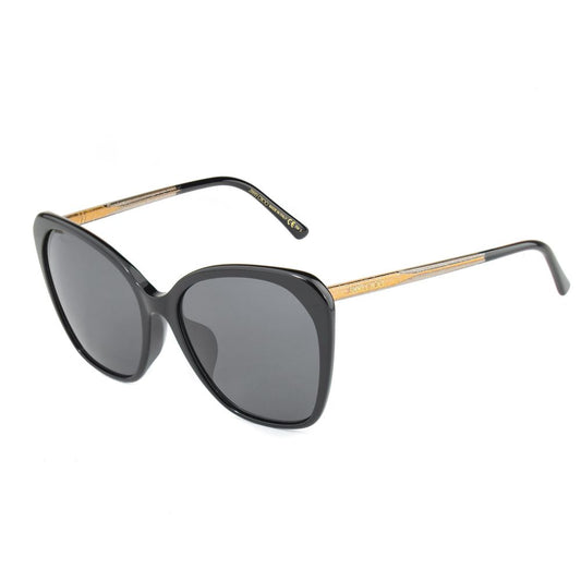 Lunettes de soleil en métal noir