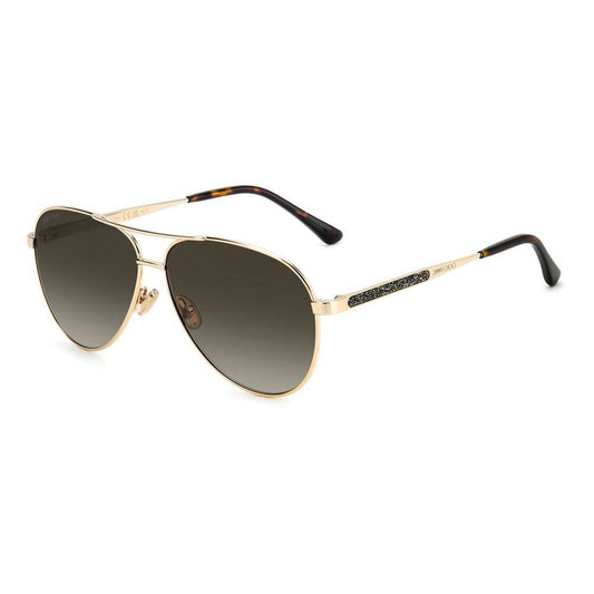 Lunettes de soleil en métal doré