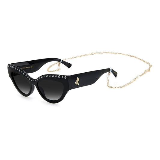Lunettes de soleil en acétate noir