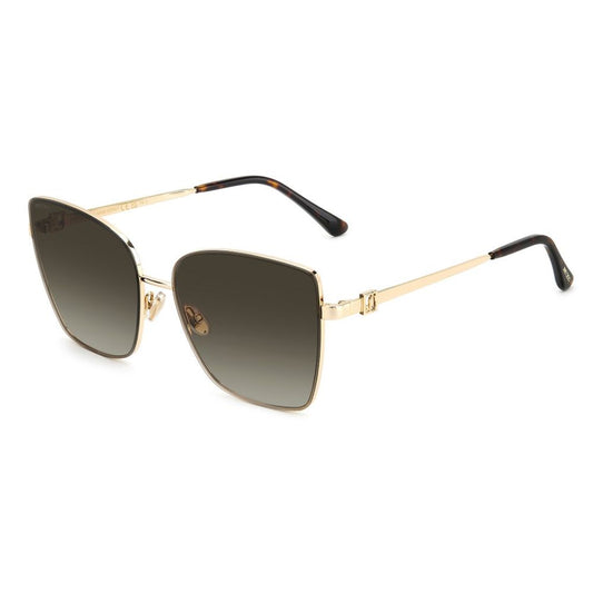 Lunettes de soleil en métal doré
