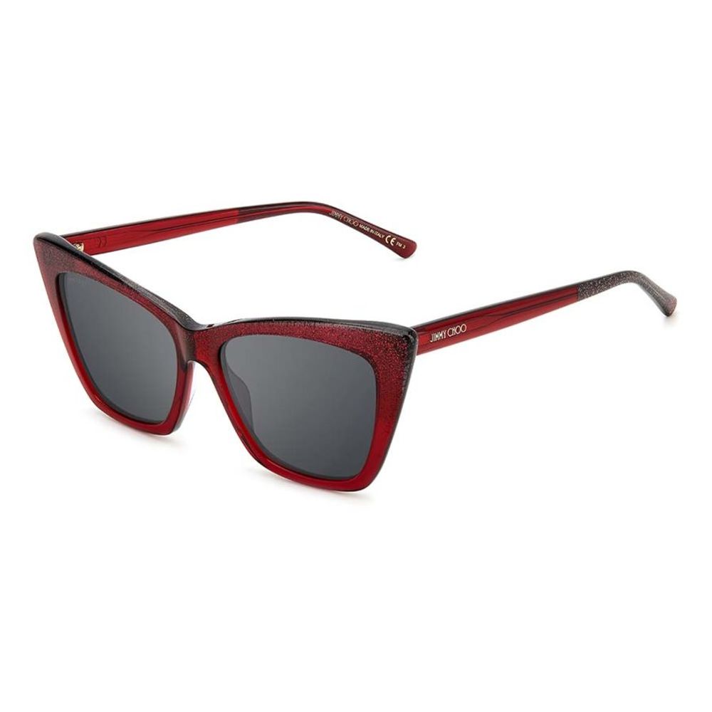 Gafas de sol de acetato rojo