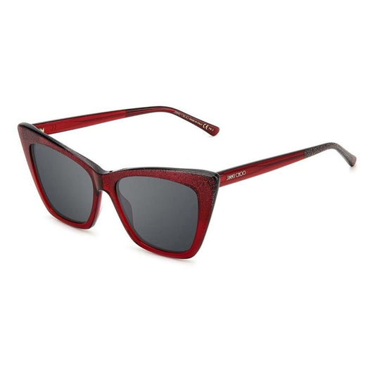 Gafas de sol de acetato rojo