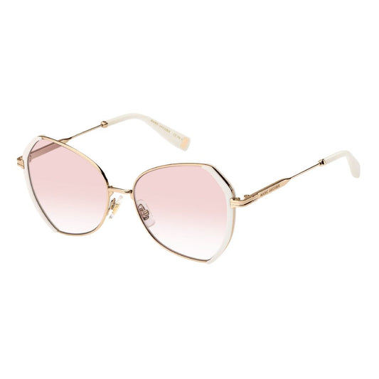 Lunettes de soleil en métal doré