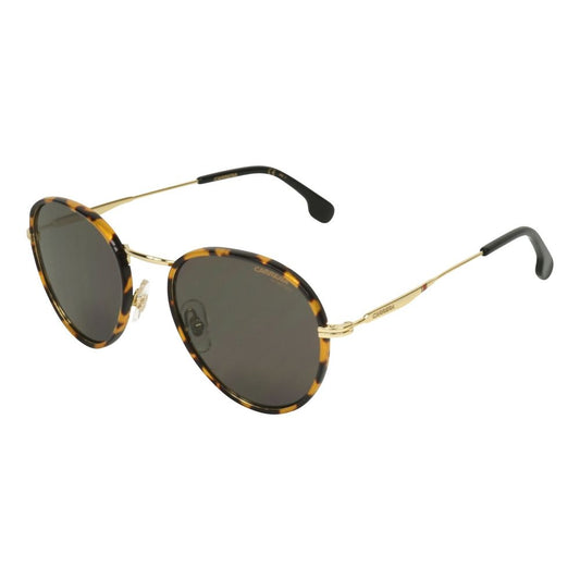 Lunettes de soleil en acétate doré