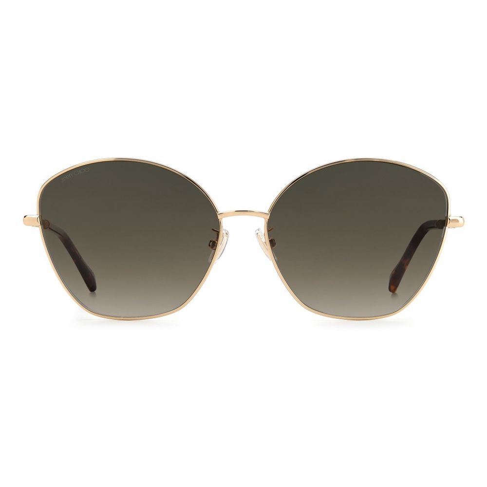 Gafas de sol de metal dorado