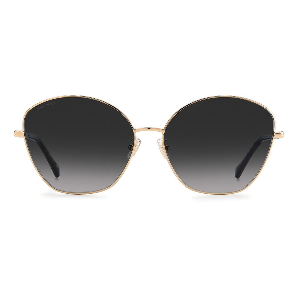 Gafas de sol de metal dorado