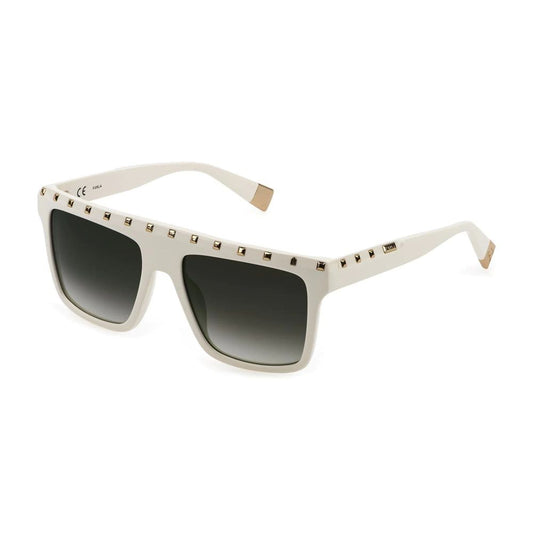 Lunettes de soleil en acétate beige