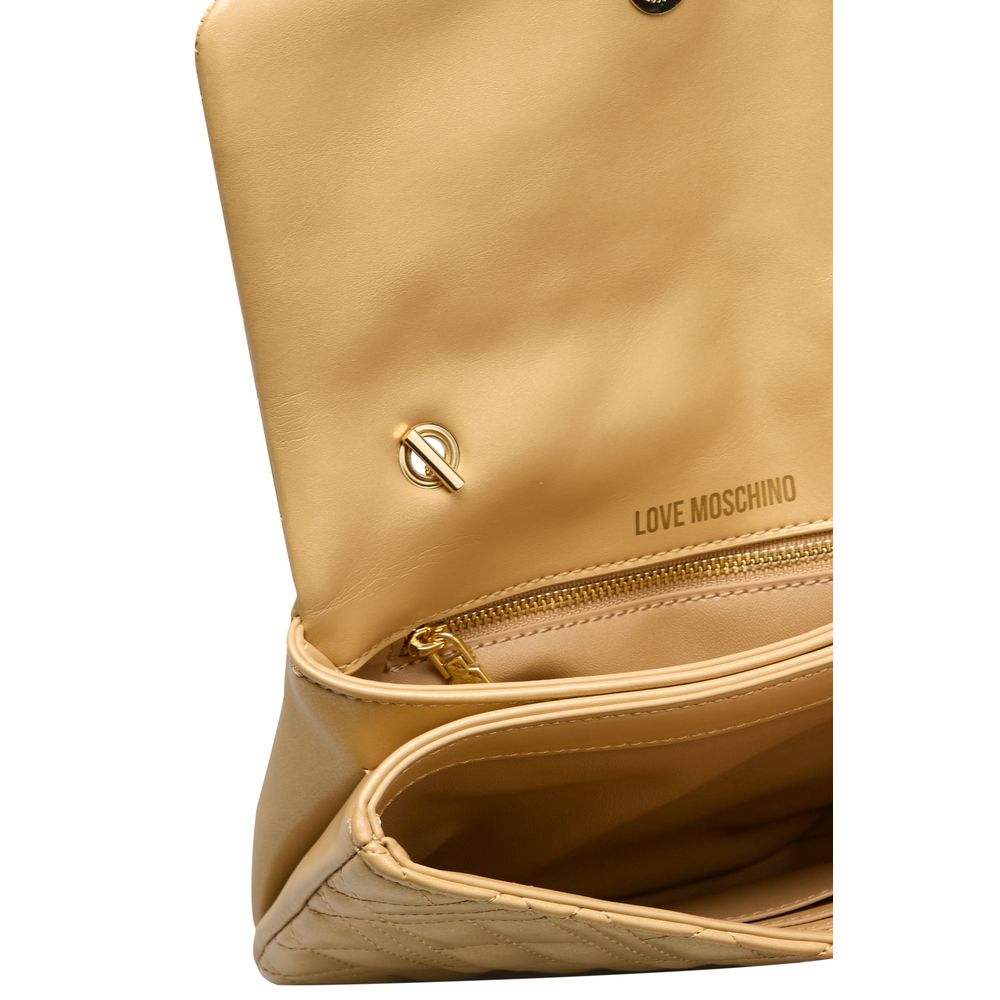 Gold Quilted Crossbody Bag
