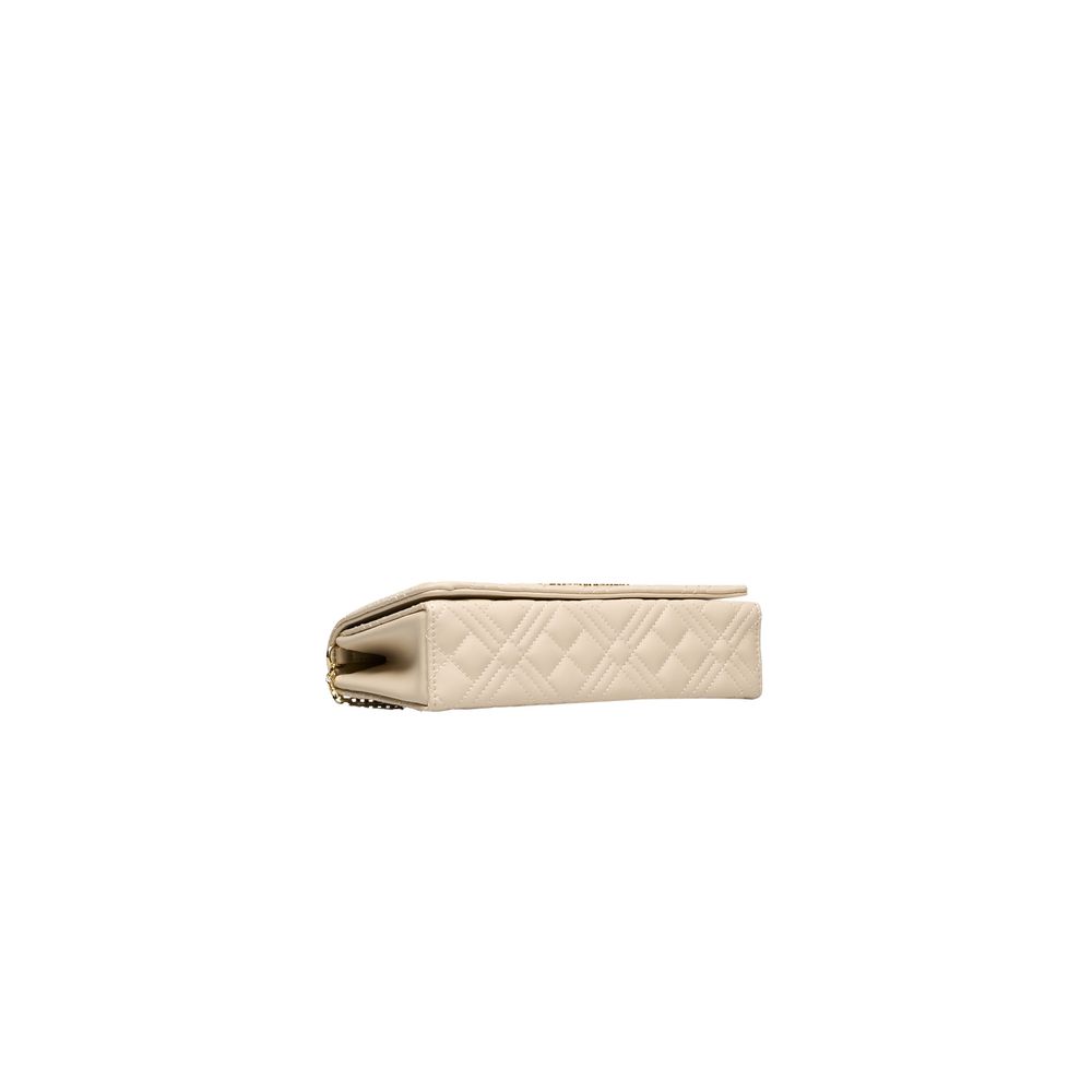 Ivory Quilted Crossbody Bag