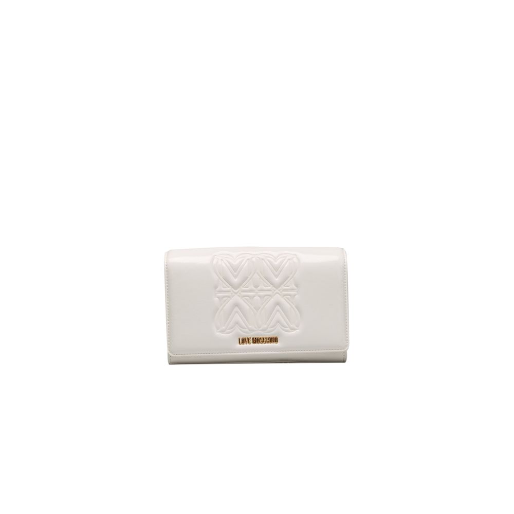 White Embossed Crossbody Bag
