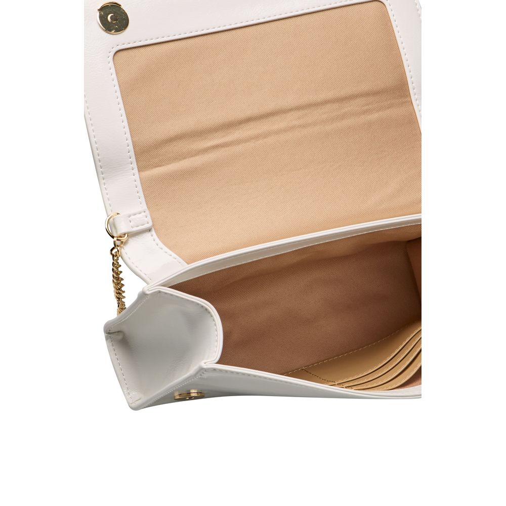 White Embossed Crossbody Bag