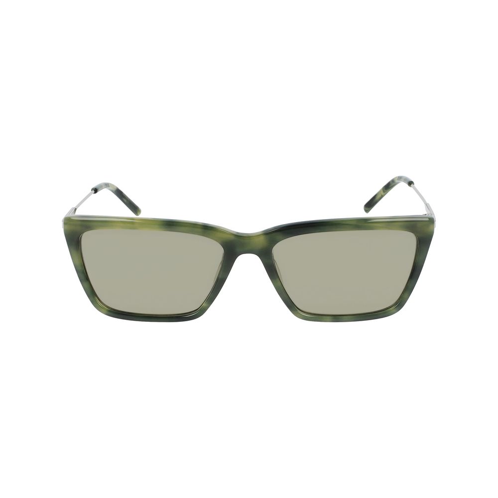 Lunettes de soleil en acétate vert