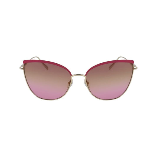Lunettes de soleil en métal doré