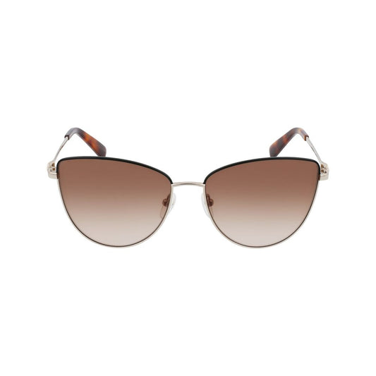 Lunettes de soleil en métal doré