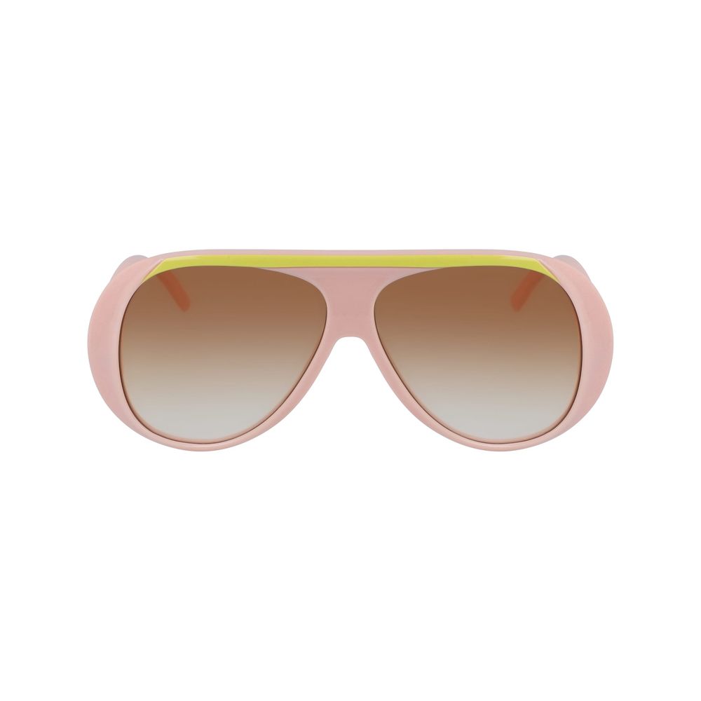 Gafas de sol de plástico rosa