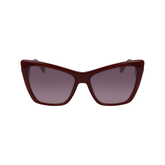 Gafas de sol de acetato rojo