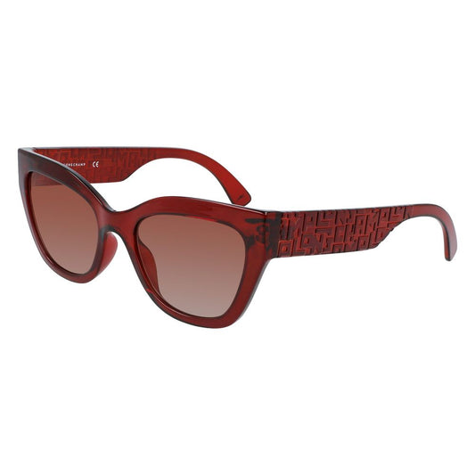 Gafas de sol rojas inyectadas