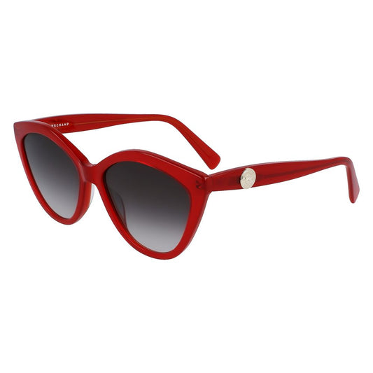 Gafas de sol de acetato rojo
