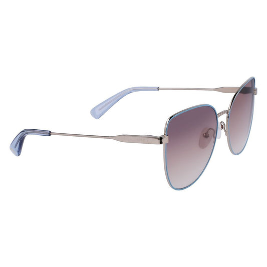 Lunettes de soleil en métal jaune