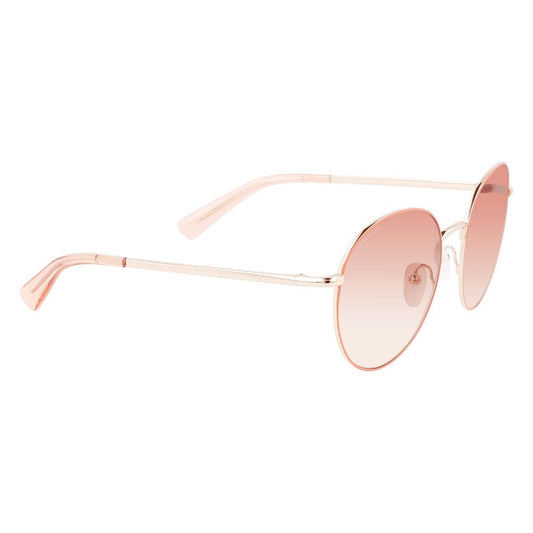 Lunettes de soleil en métal marron