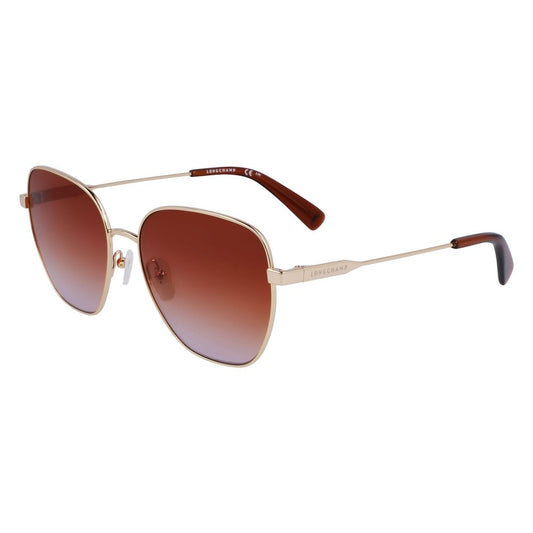 Lunettes de soleil en métal doré