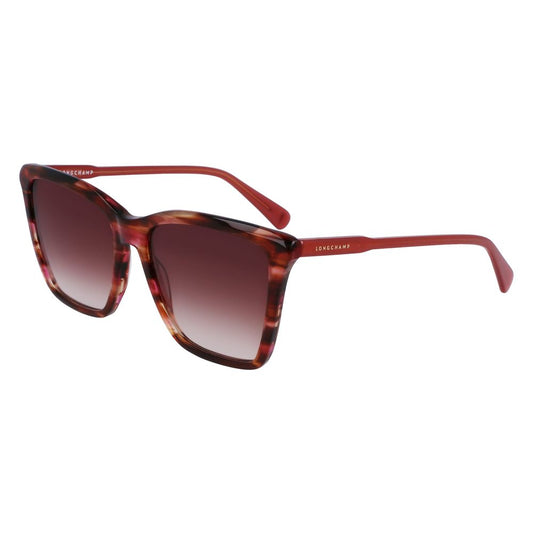 Gafas de sol de acetato rojo