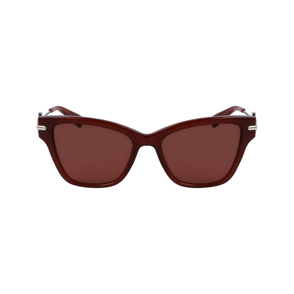 Lunettes de soleil en acétate marron