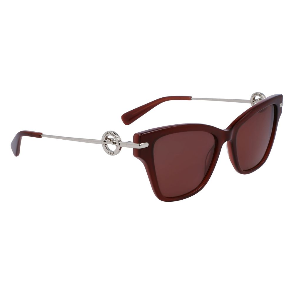 Lunettes de soleil en acétate marron