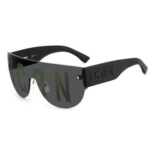 Lunettes de soleil en métal noir