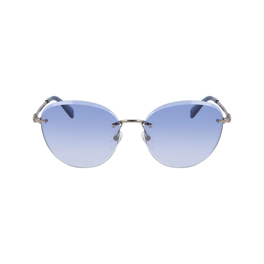 Lunettes de soleil en métal bicolore