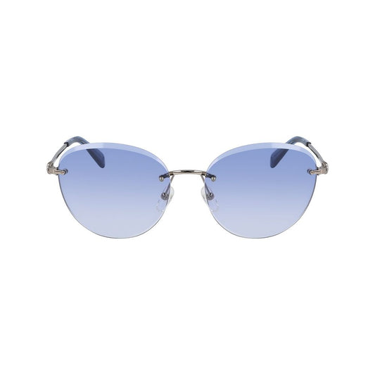 Lunettes de soleil en métal bicolore