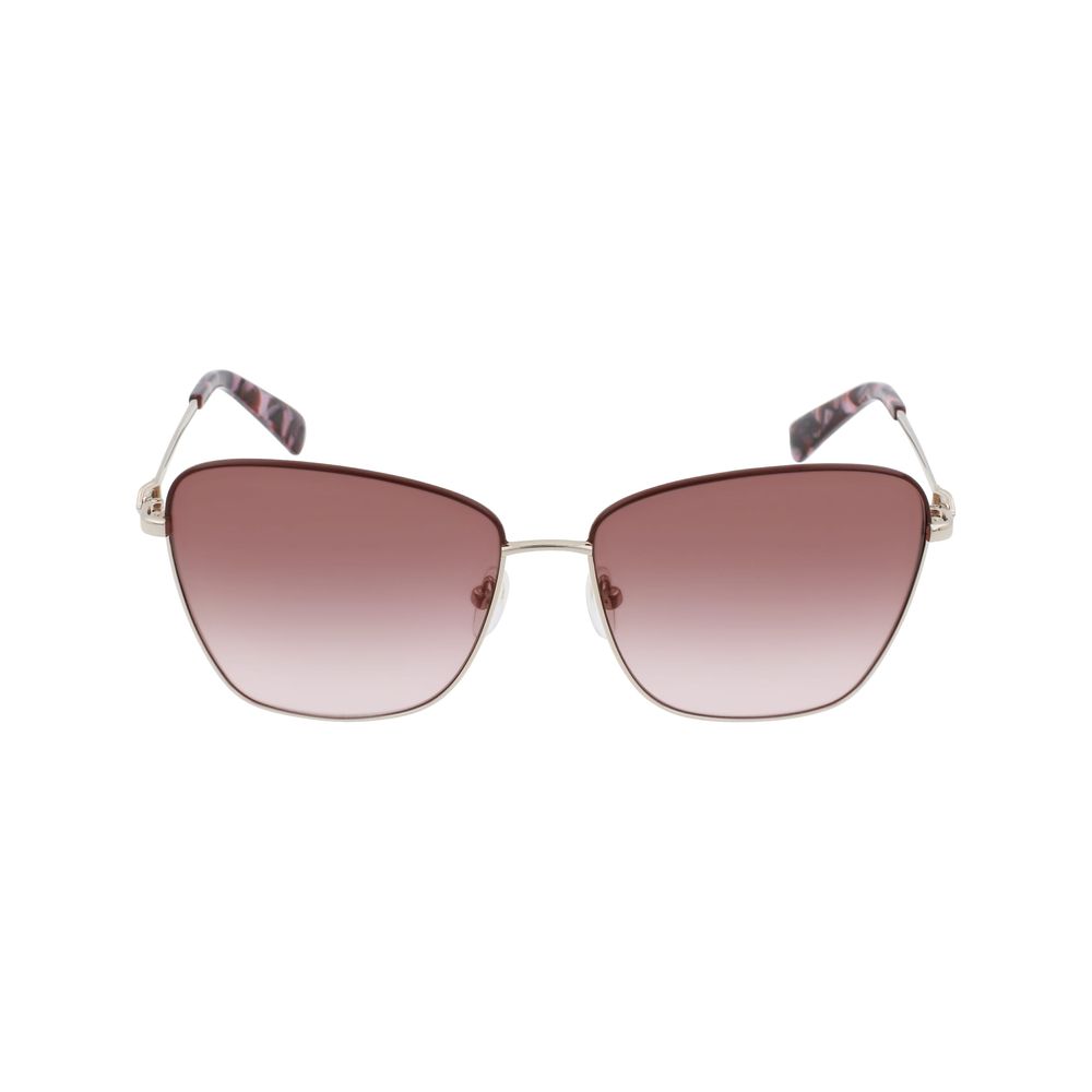 Lunettes de soleil en métal bicolore