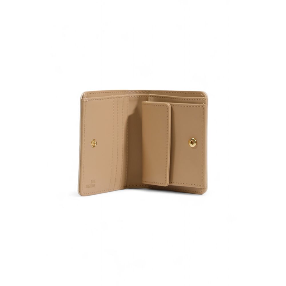 Portefeuille en polyéthylène beige