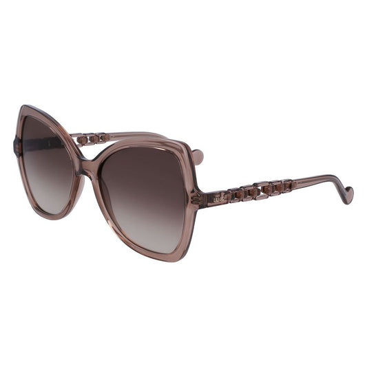 Lunettes de soleil marron bio-injectées