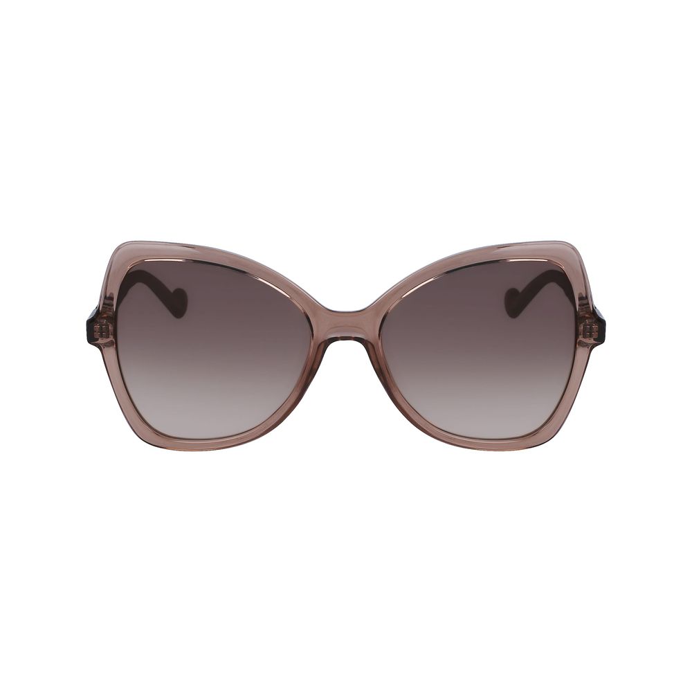 Lunettes de soleil marron bio-injectées