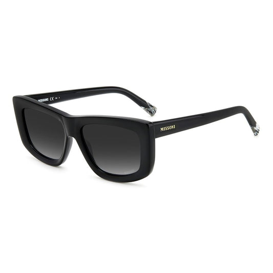Lunettes de soleil en plastique noir