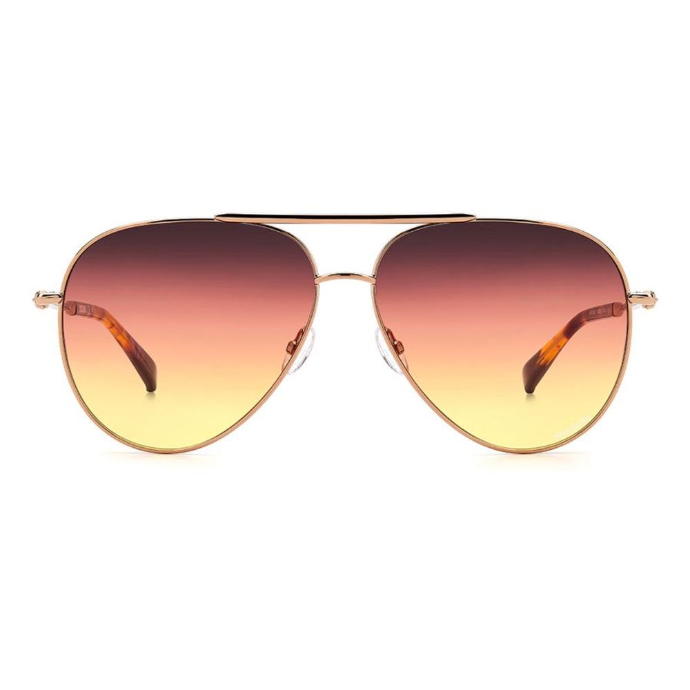 Lunettes de soleil en métal doré