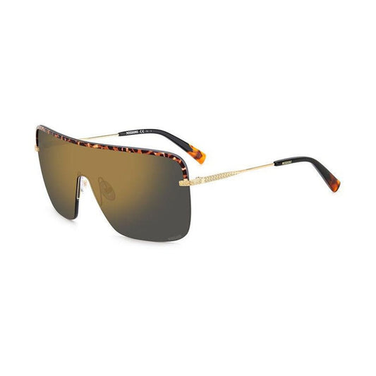 Lunettes de soleil en métal doré