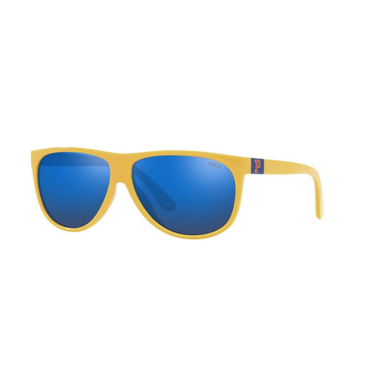 Lunettes de soleil en acétate jaune