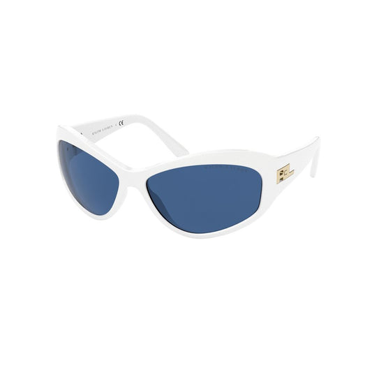 Lunettes de soleil en résine blanche