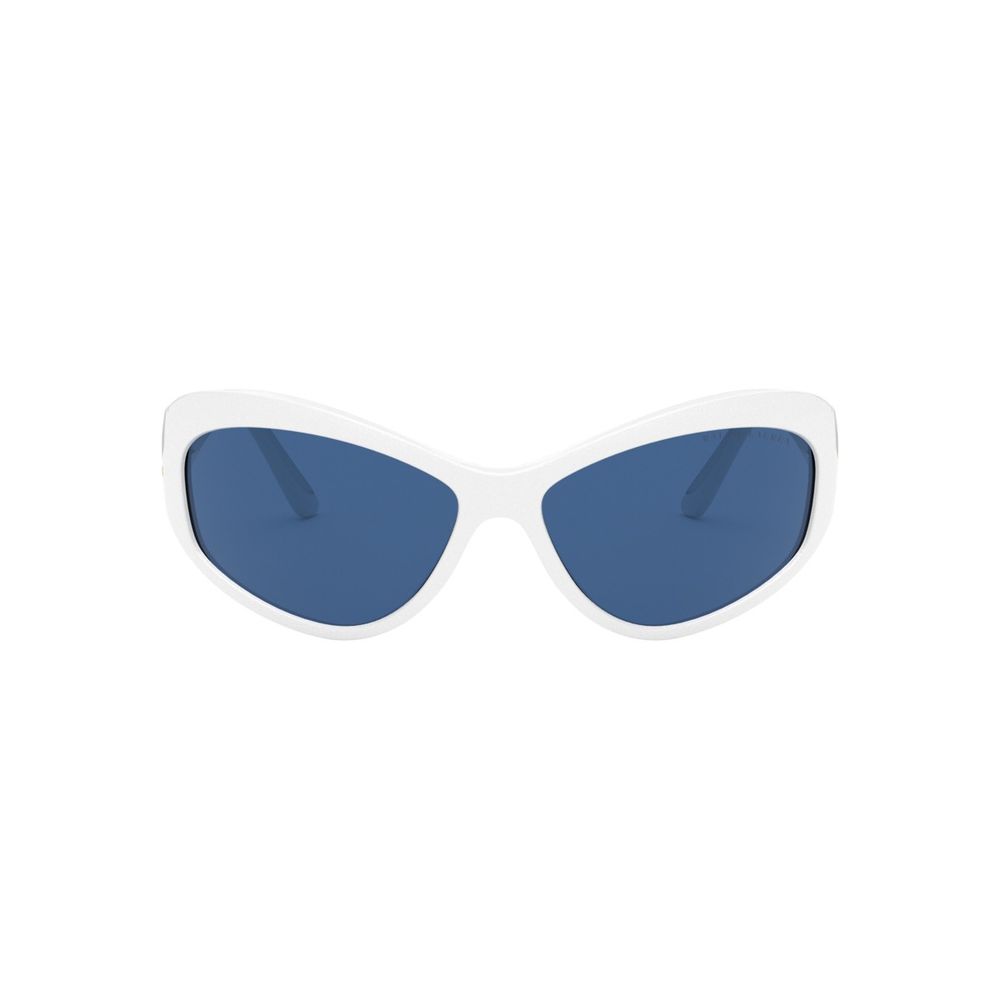 Lunettes de soleil en résine blanche