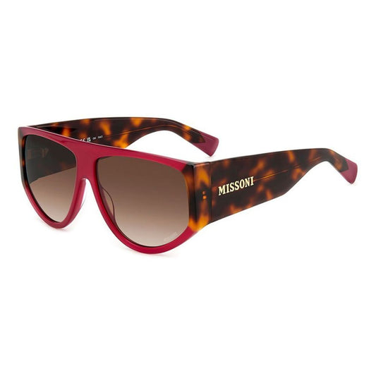 Lunettes de soleil en acétate marron