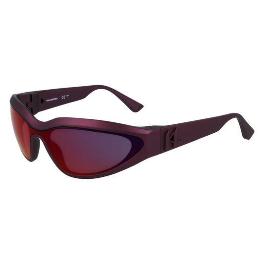 Gafas de sol rojas inyectadas