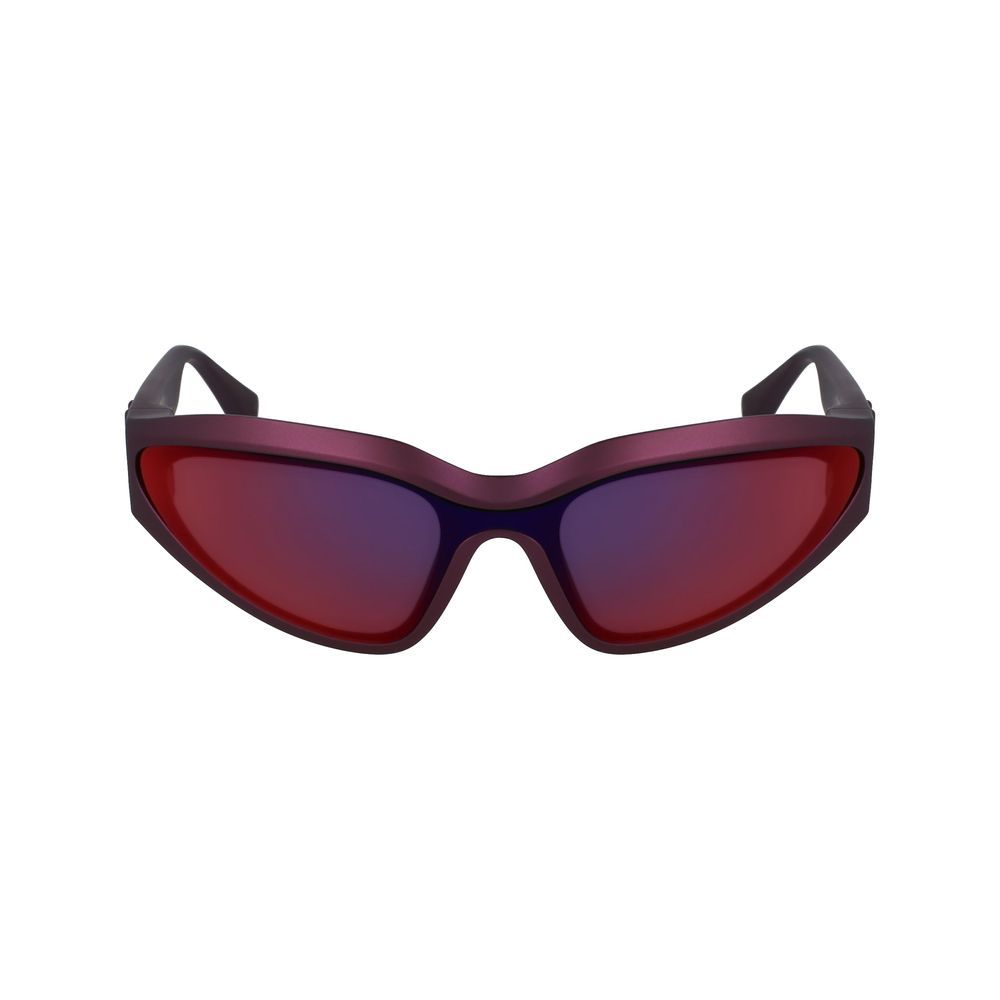 Lunettes de soleil rouges injectées