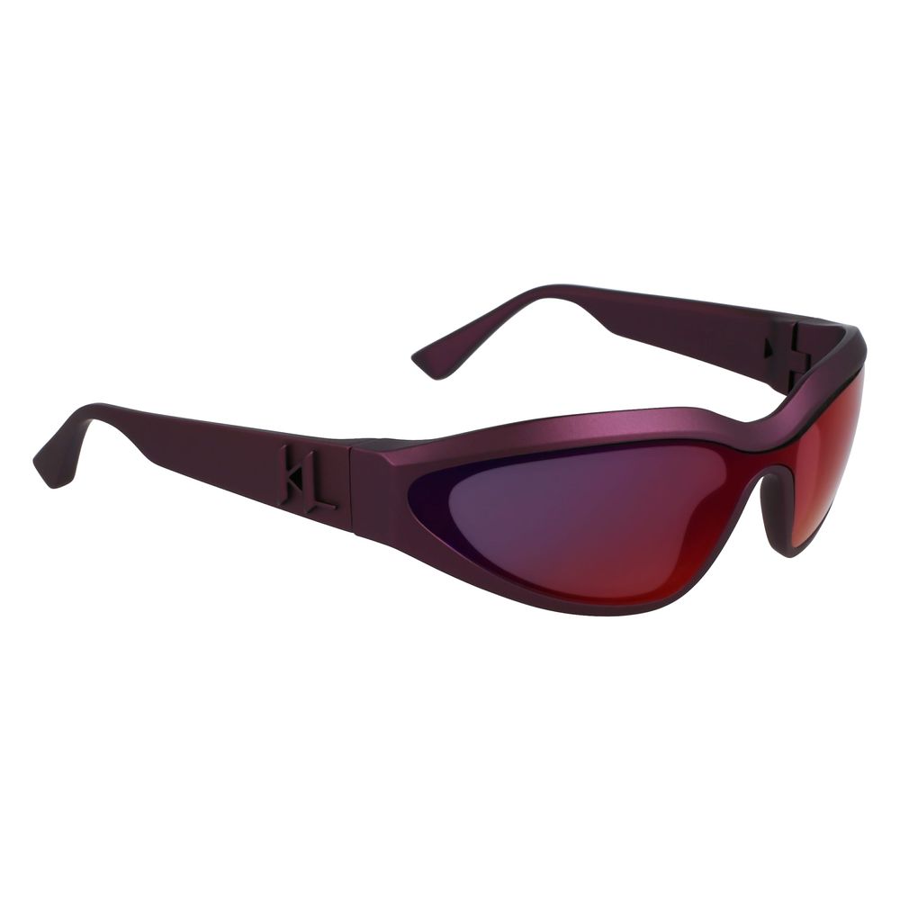 Lunettes de soleil rouges injectées