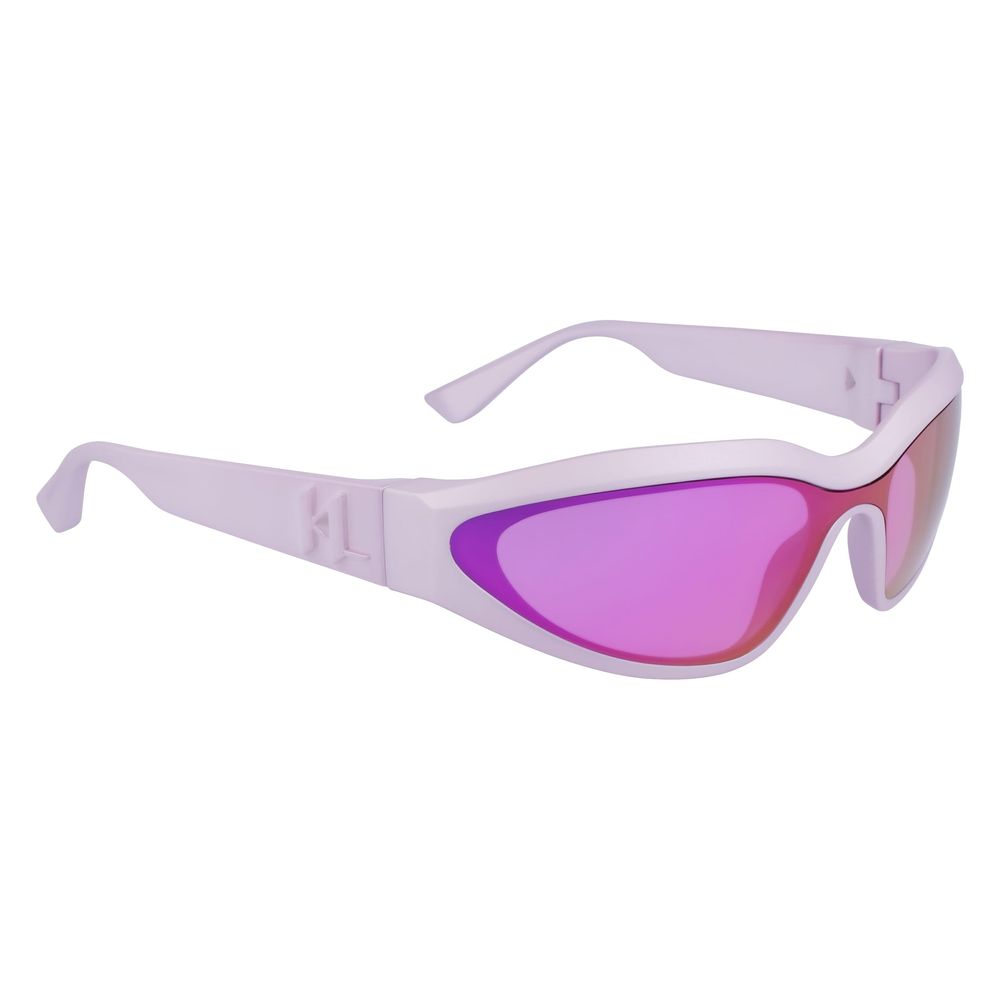 Lunettes de soleil injectées violettes