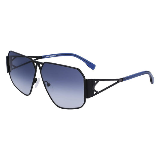 Lunettes de soleil en métal noir